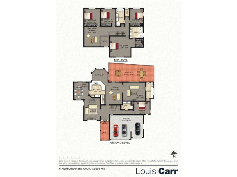 6 Northumberland Crt, Castle Hill NSW 2154 Floorplan