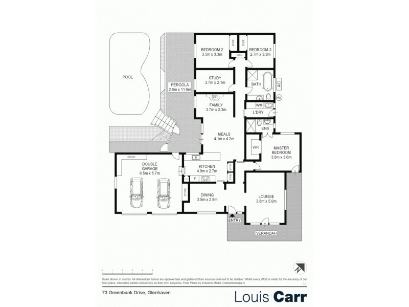 73 Greenbank Drive, Glenhaven NSW 2156 Floorplan