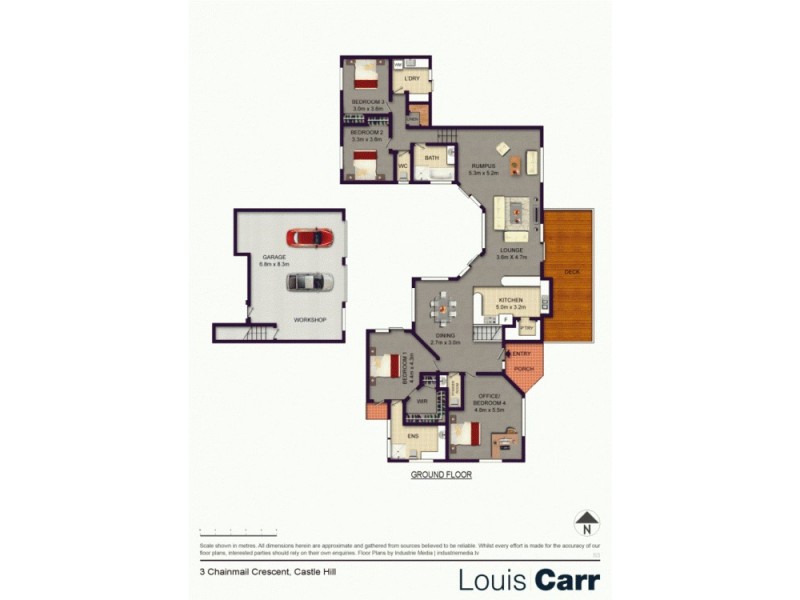 3 Chainmail Crescent, Castle Hill NSW 2154 Floorplan