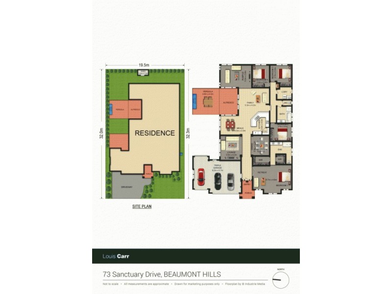 73 Sanctuary Drive, Beaumont Hills NSW 2155 Floorplan