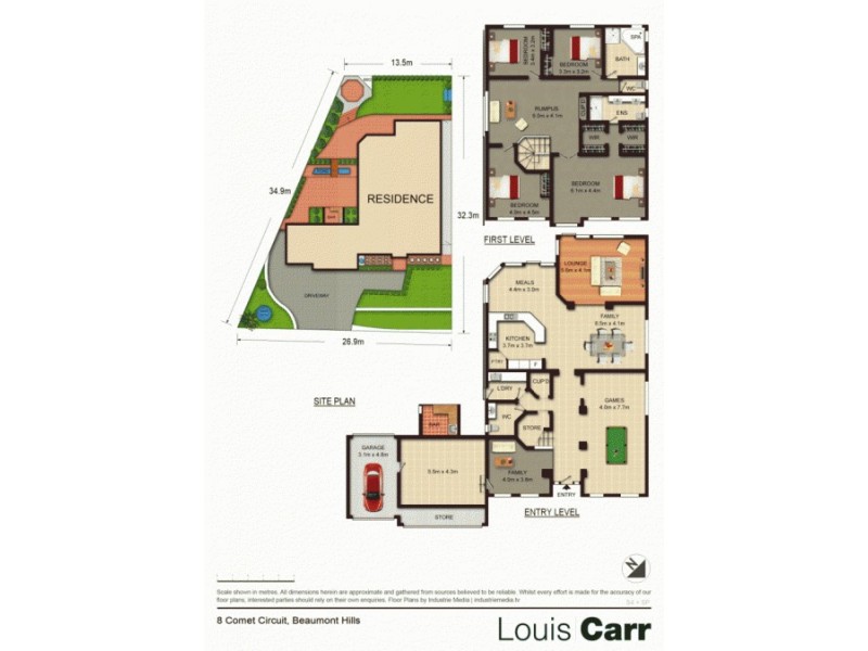 8 Comet Circuit, Beaumont Hills NSW 2155 Floorplan