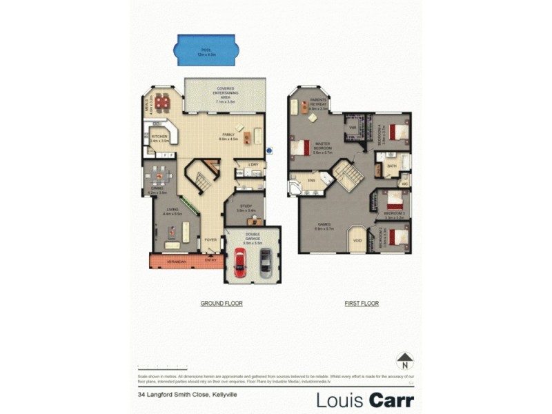 34 Langford Smith Close, Kellyville NSW 2155 Floorplan