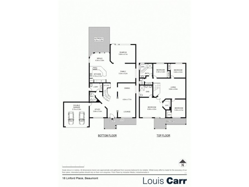 18 Linford Place, Beaumont Hills NSW 2155 Floorplan