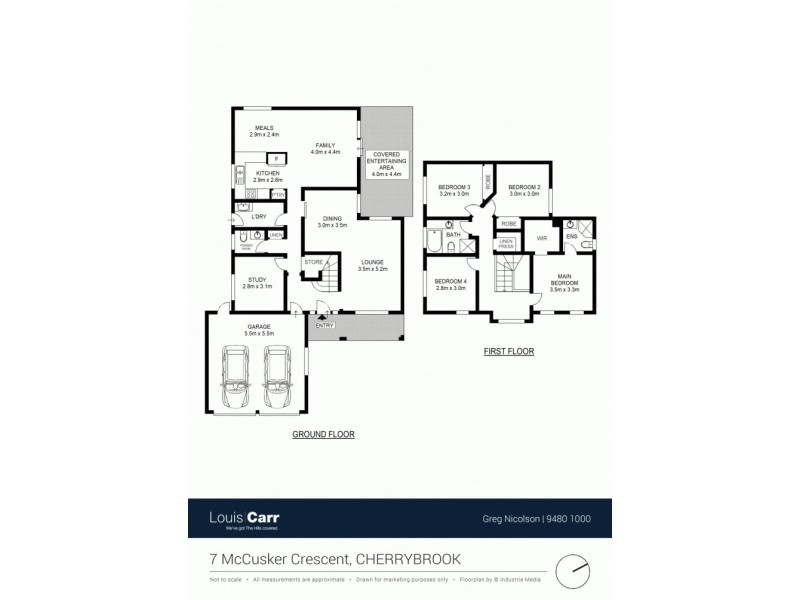 7 McCusker Crescent, Cherrybrook NSW 2126 Floorplan