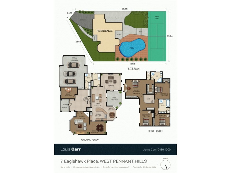 7 Eaglehawk Place, West Pennant Hills NSW 2125 Floorplan