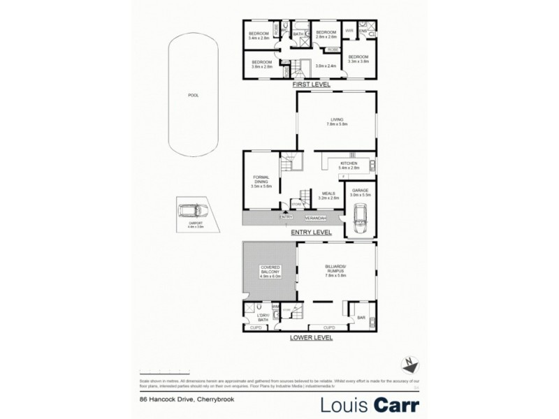 86 Hancock Drive, Cherrybrook NSW 2126 Floorplan