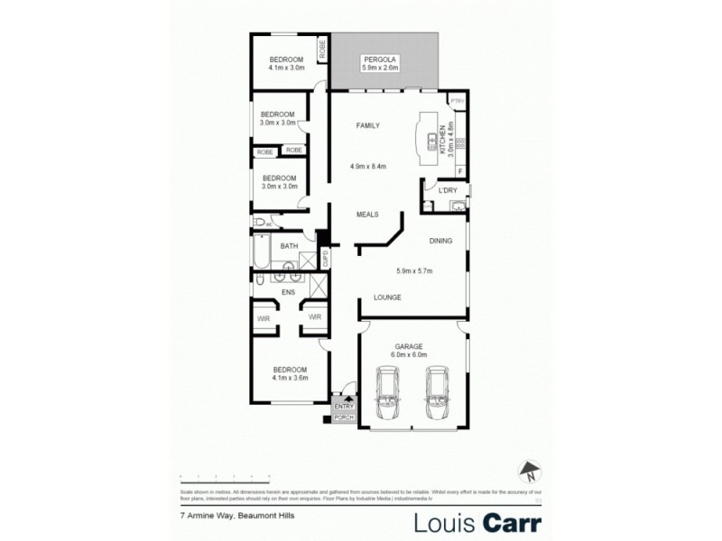 7 Armine Way, Beaumont Hills NSW 2155 Floorplan
