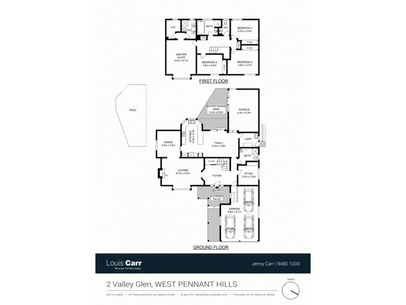 2 Valley Glen, West Pennant Hills NSW 2125 Floorplan