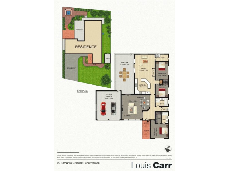 20 Tamarisk Crescent, Cherrybrook NSW 2126 Floorplan