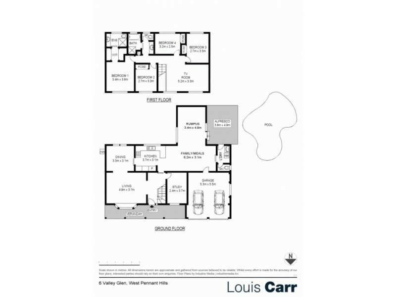 6 Valley Glen, West Pennant Hills NSW 2125 Floorplan