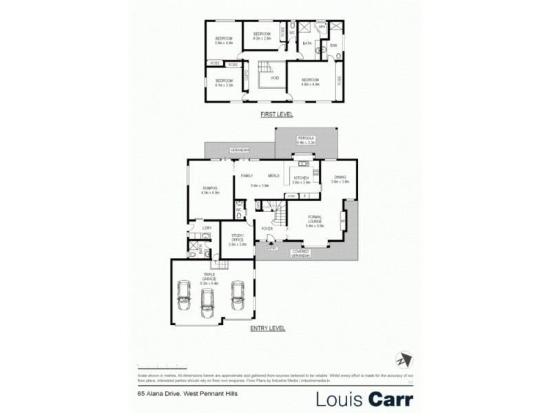 65 Alana Drive, West Pennant Hills NSW 2125 Floorplan