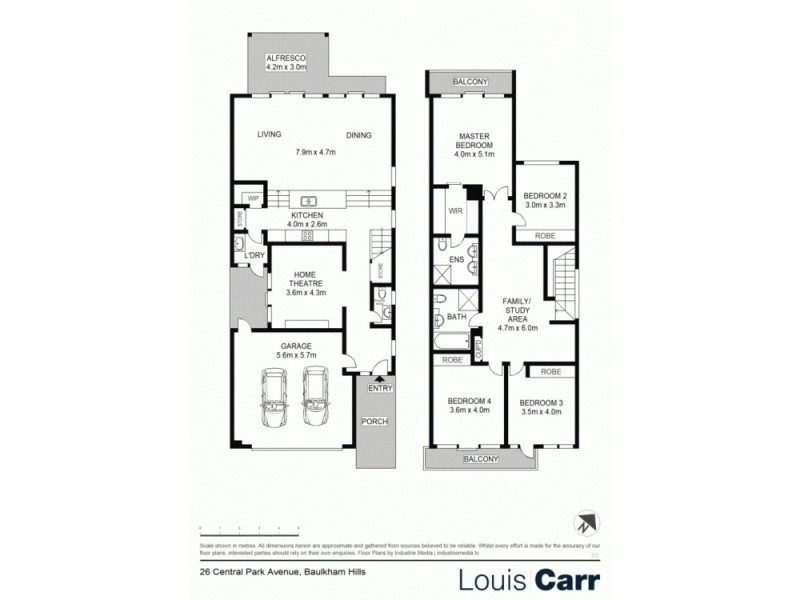 26 Central Park Avenue, Baulkham Hills /, Bella Vista NSW 2153 Floorplan