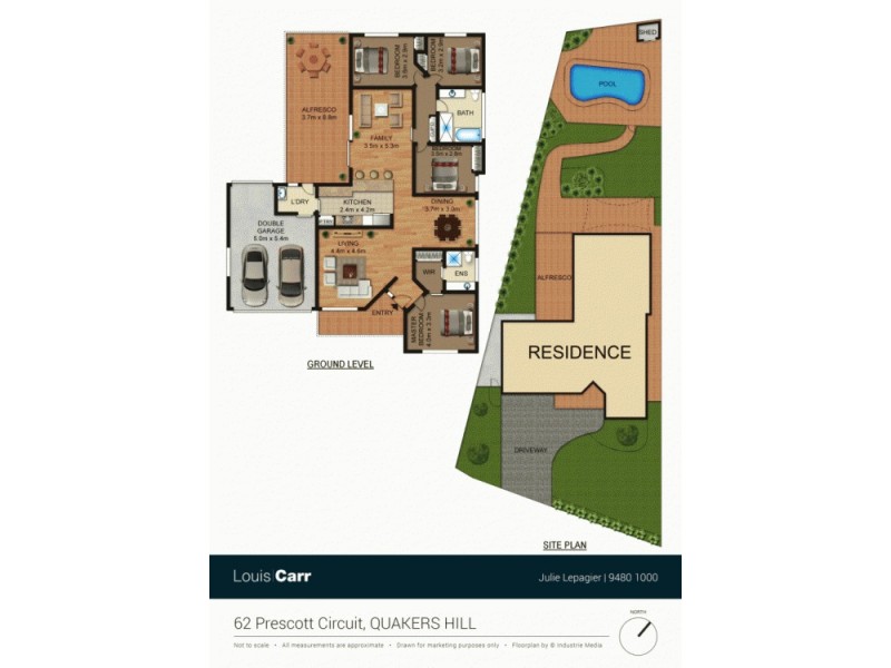 62 Prescott Circuit, Quakers Hill NSW 2763 Floorplan