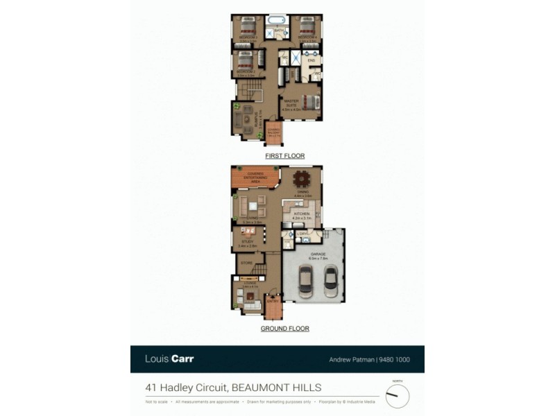 41 Hadley Cct, Beaumont Hills NSW 2155 Floorplan