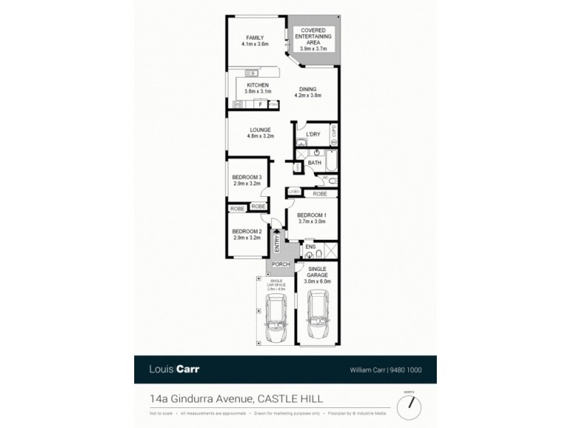 14a Gindurra Avenue, Castle Hill NSW 2154 Floorplan
