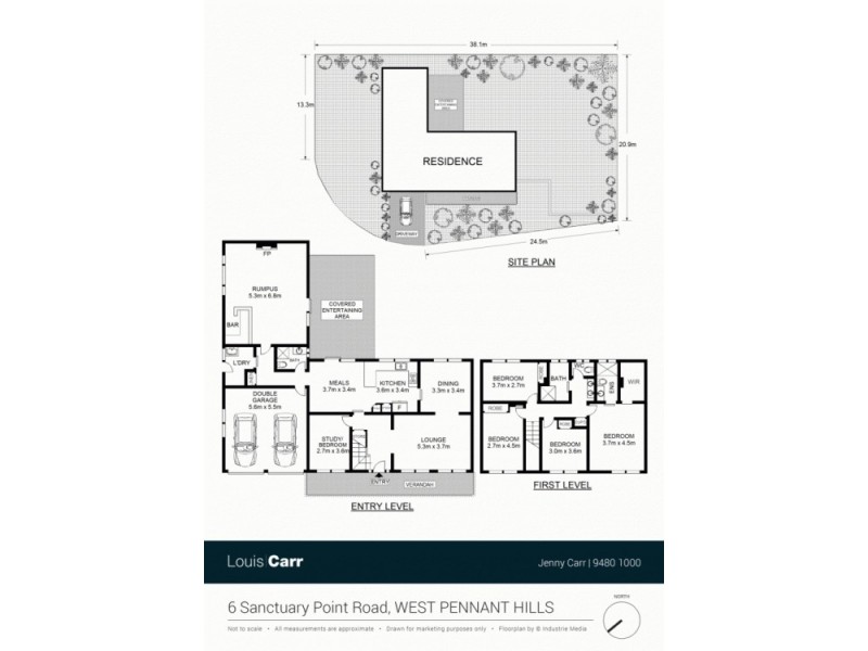 6 Sanctuary Point Road, West Pennant Hills NSW 2125 Floorplan