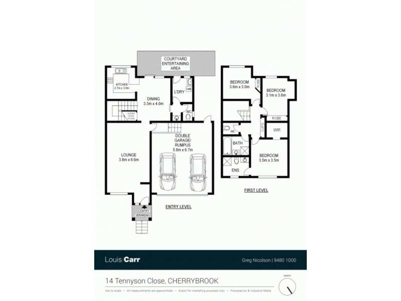 14 Tennyson Close, Cherrybrook NSW 2126 Floorplan