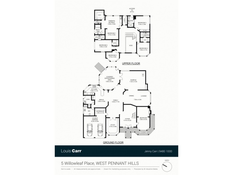 5 Willowleaf Place, West Pennant Hills NSW 2125 Floorplan