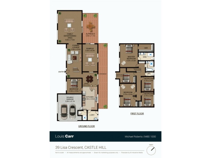 39 Lisa Crescent, Castle Hill NSW 2154 Floorplan