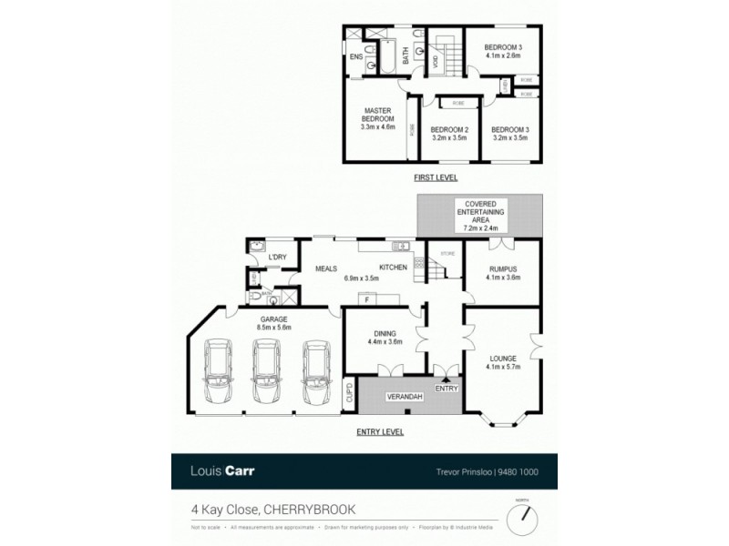 4 Kay Close, Cherrybrook NSW 2126 Floorplan