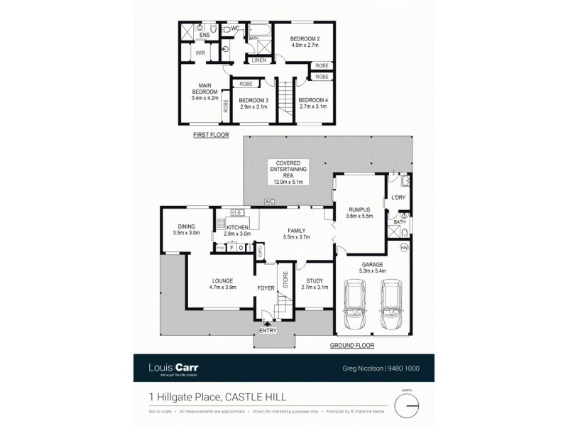 1 Hillgate Place, Castle Hill NSW 2154 Floorplan