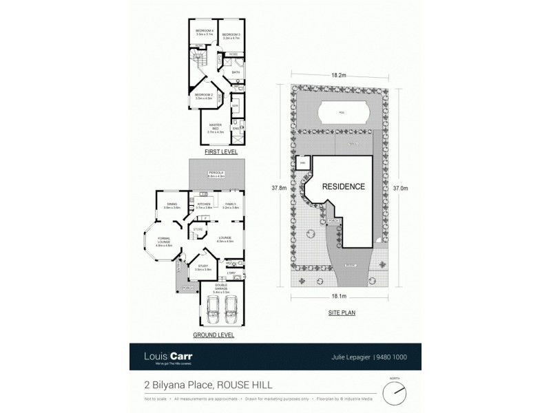 2 Bilyana Place, Rouse Hill NSW 2155 Floorplan