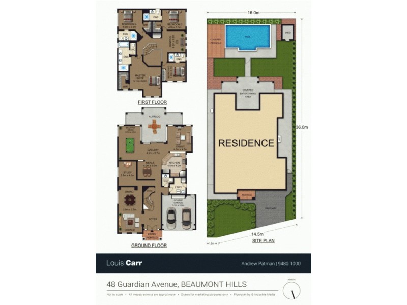 48 Guardian Avenue, Beaumont Hills NSW 2155 Floorplan