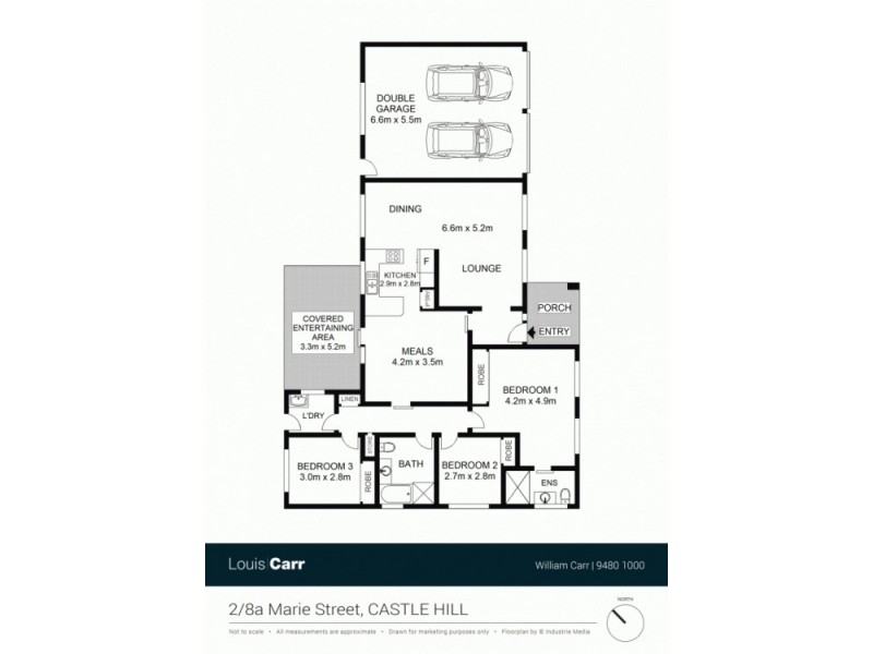 2/8A Marie Street, Castle Hill NSW 2154 Floorplan