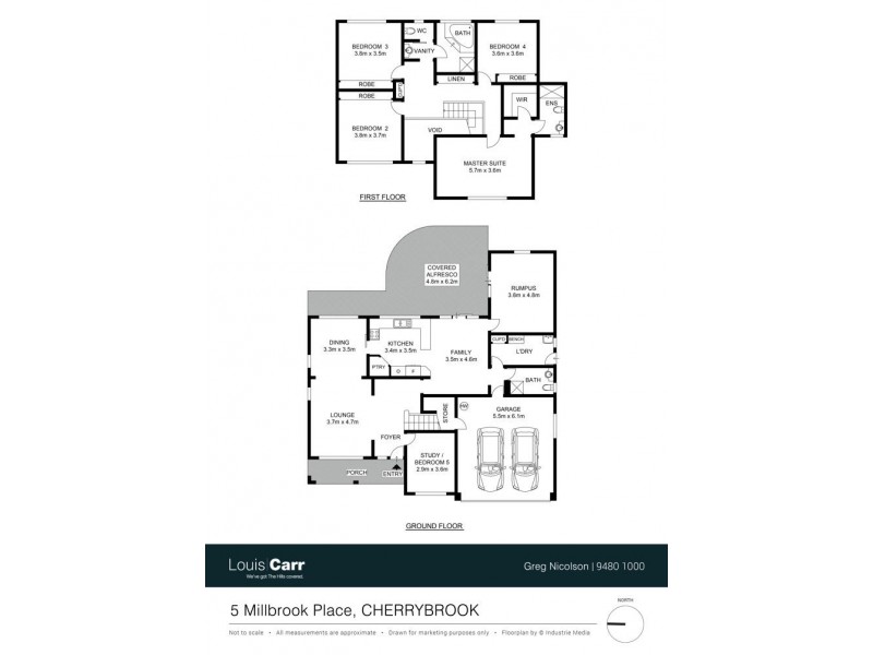 5 Millbrook Place, Cherrybrook NSW 2126 Floorplan
