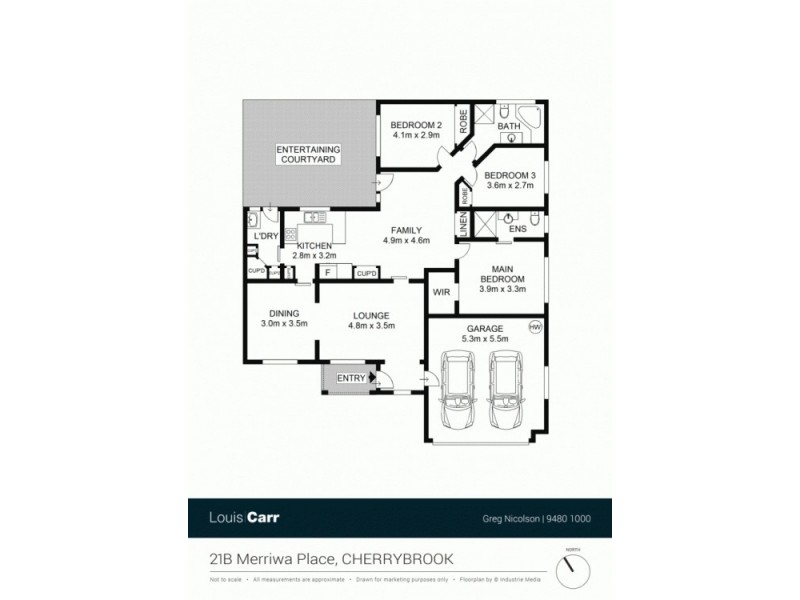 21B Merriwa Place, Cherrybrook NSW 2126 Floorplan