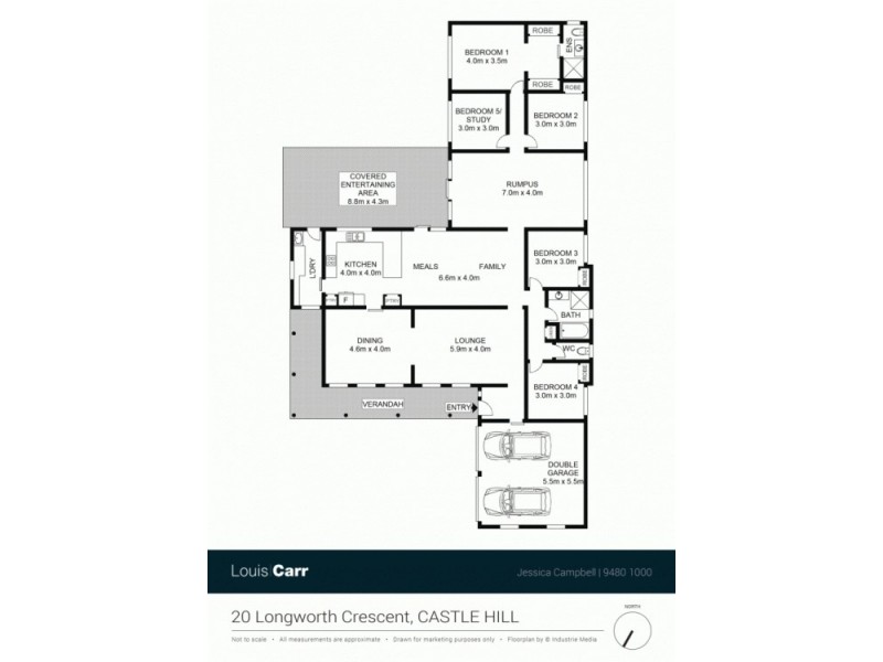 20 Longworth Crescent, Castle Hill NSW 2154 Floorplan