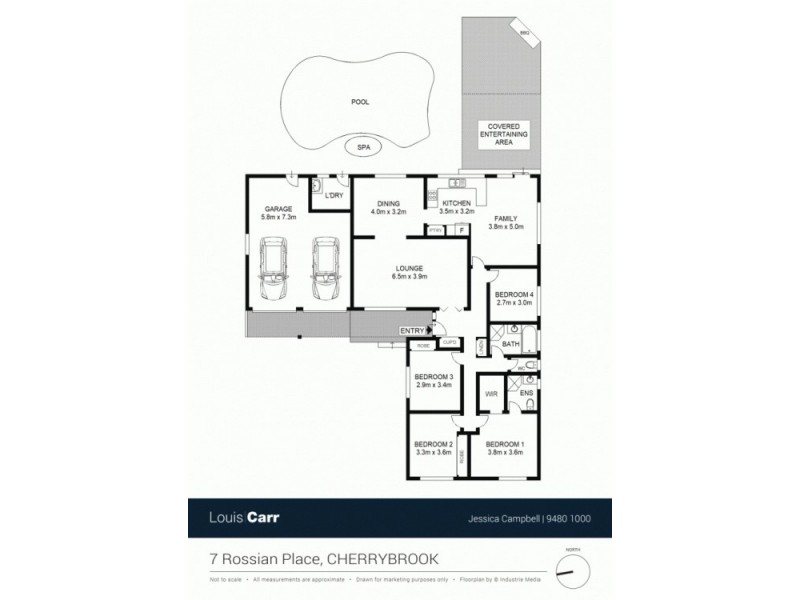 7 Rossian Place, Cherrybrook NSW 2126 Floorplan