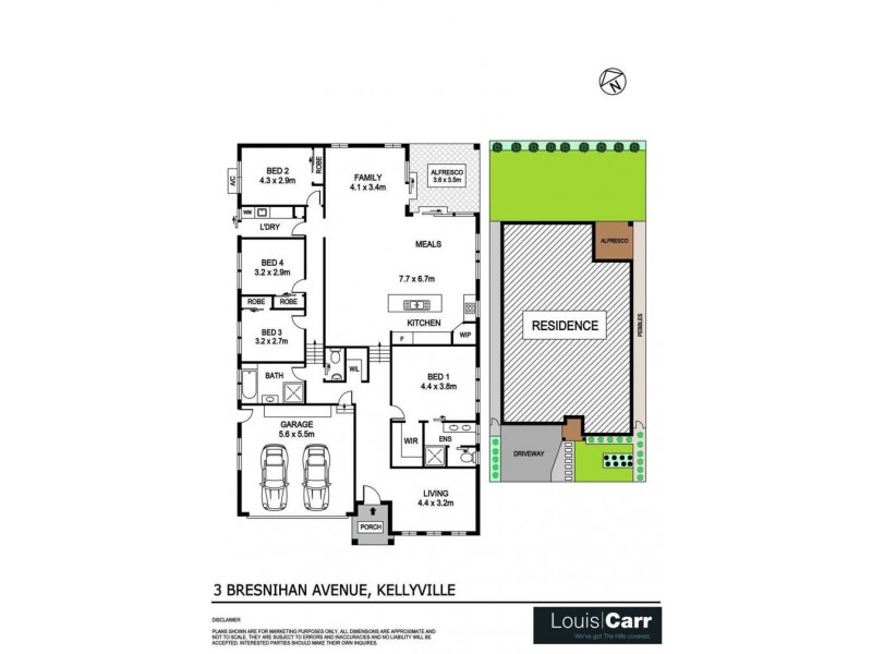 3 Bresnihan Avenue, Kellyville NSW 2155 Floorplan