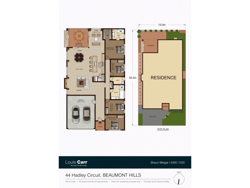 44 Hadley Circuit, Beaumont Hills NSW 2155 Floorplan