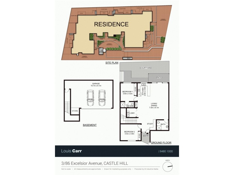 3/86 Excelsior Avenue, Castle Hill NSW 2154 Floorplan