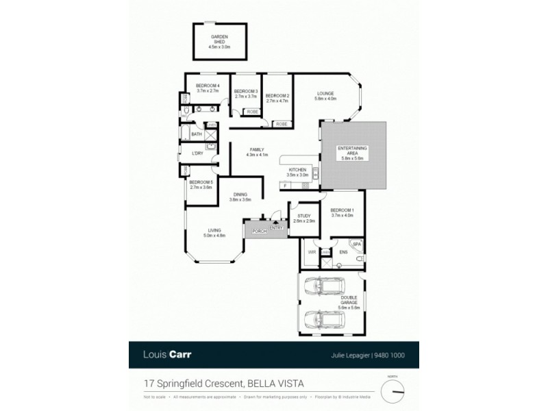 17 Springfield Crescent, Bella Vista NSW 2153 Floorplan