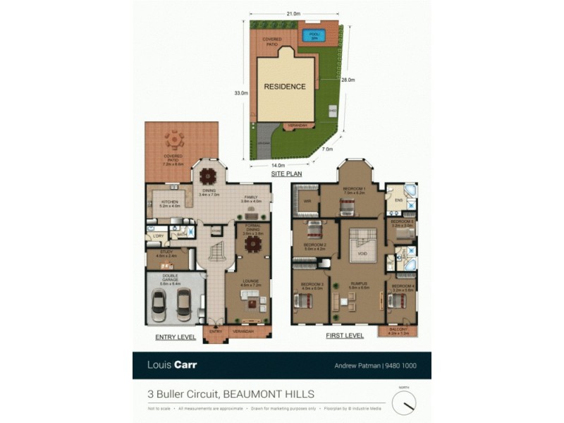 3 Buller Circuit, Beaumont Hills NSW 2155 Floorplan