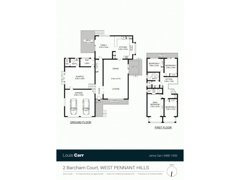 2 Barcham Court, West Pennant Hills NSW 2125 Floorplan