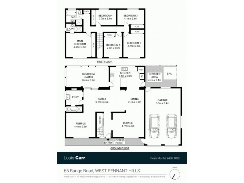 55 Range Rd, West Pennant Hills NSW 2125 Floorplan