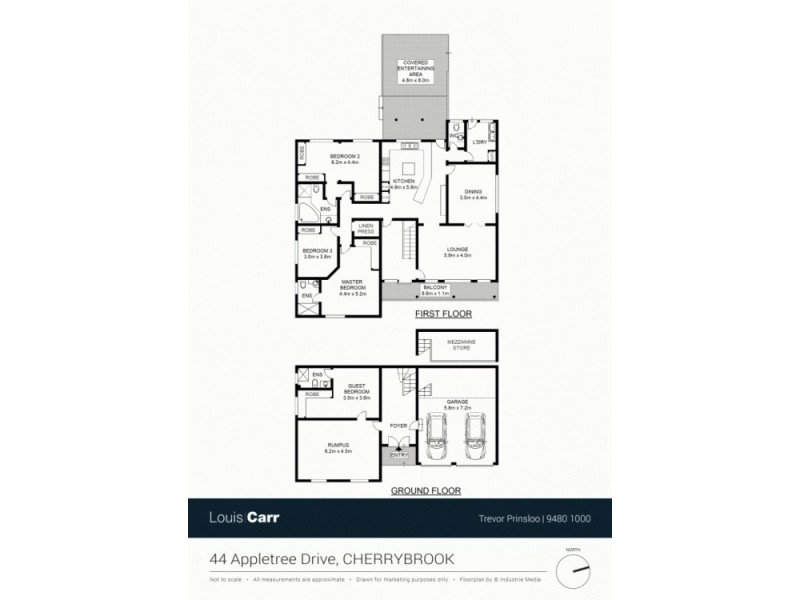 44 Appletree Drive, Cherrybrook NSW 2126 Floorplan