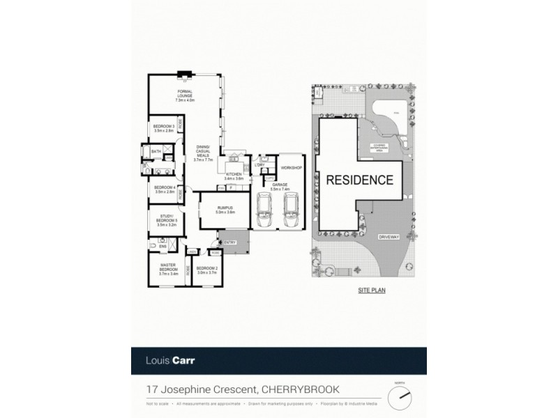 17 Josephine Crescent, Cherrybrook NSW 2126 Floorplan