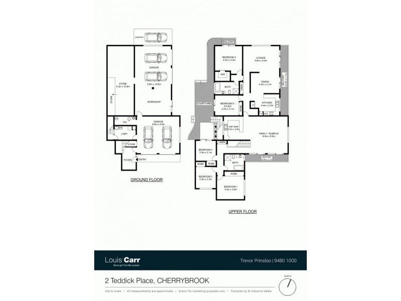 2 Teddick Place, Cherrybrook NSW 2126 Floorplan