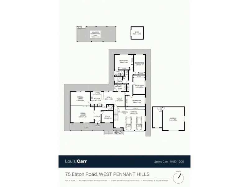 75 Eaton Road, West Pennant Hills NSW 2125 Floorplan