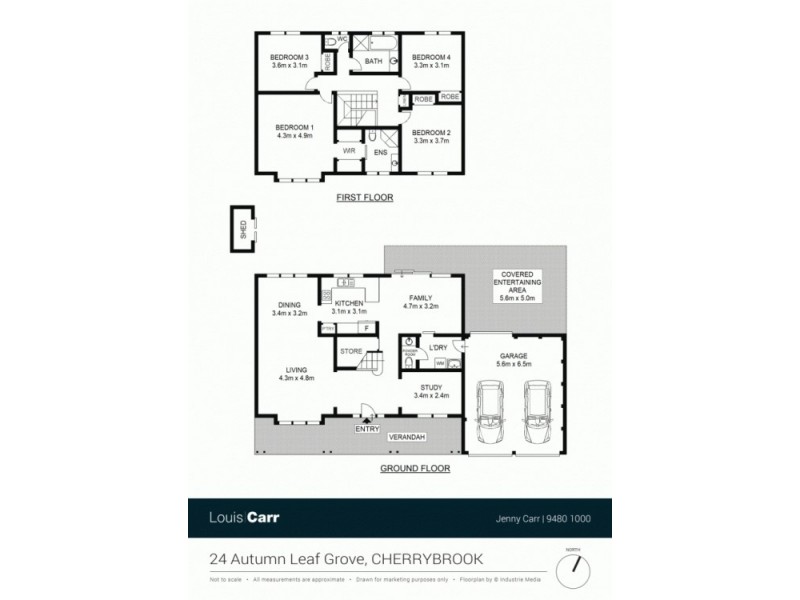 24 Autumn Leaf Grove, Cherrybrook NSW 2126 Floorplan