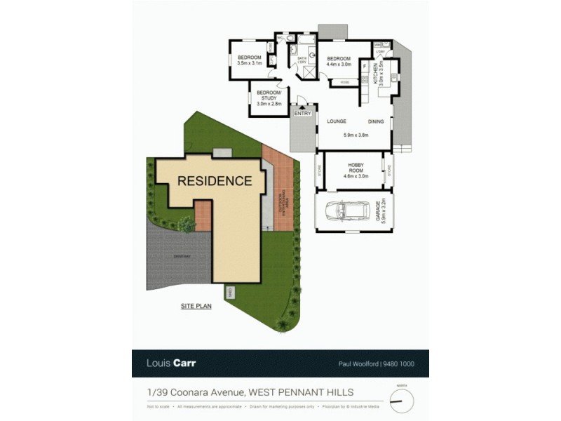 1/39 Coonara Avenue, West Pennant Hills NSW 2125 Floorplan