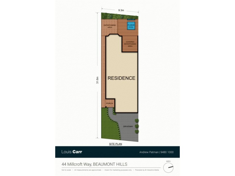 44 Millcroft Way, Beaumont Hills NSW 2155 Floorplan