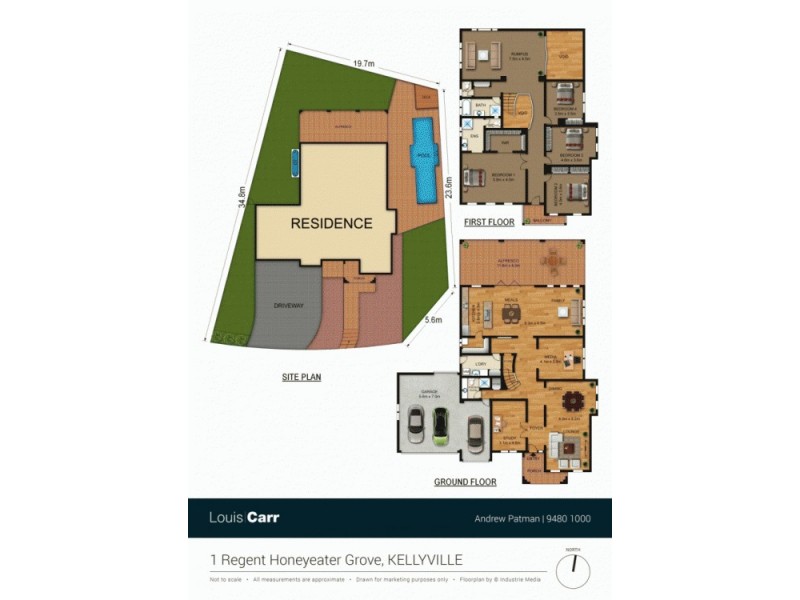 1 Regent Honeyeater Grove, Kellyville NSW 2155 Floorplan