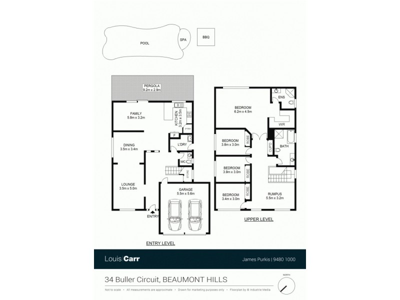 34 Buller Circuit, Beaumont Hills NSW 2155 Floorplan