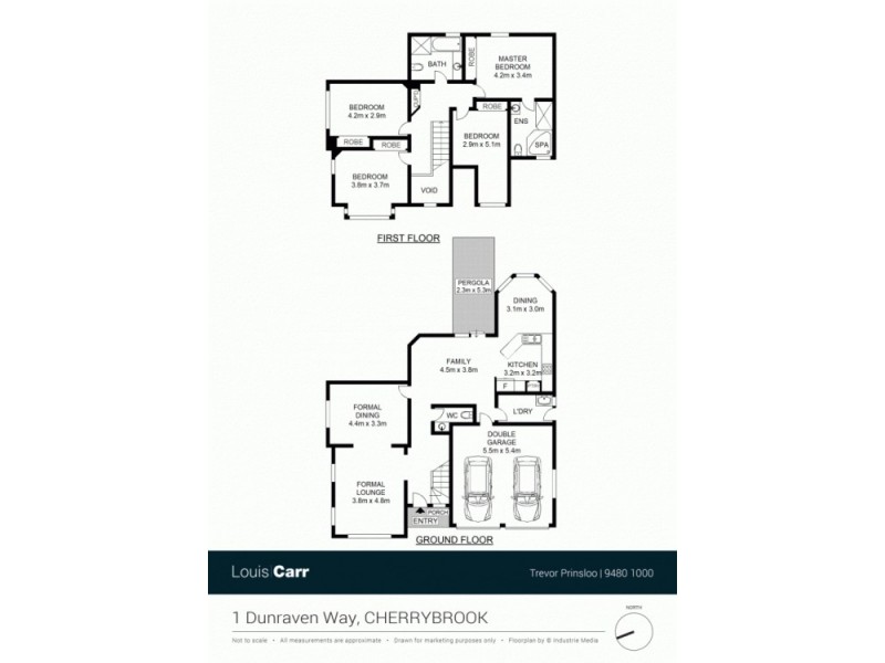 1 Dunraven Way, Cherrybrook NSW 2126 Floorplan