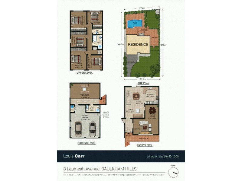 8 Leumeah Avenue, Baulkham Hills NSW 2153 Floorplan